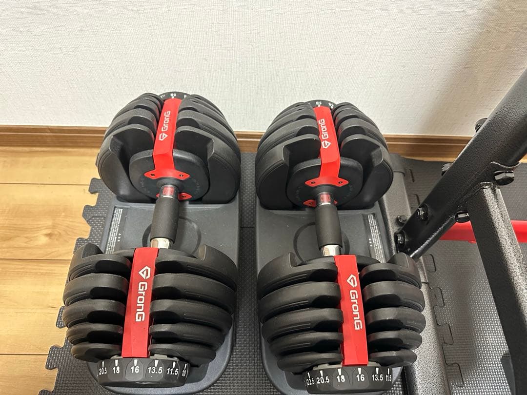 【千葉県・引取限定】ダンベル・トレーニングベンチ・懸垂バー 3点セット