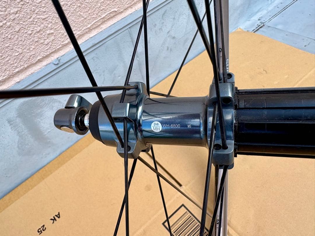 美品　シマノ　 ULTEGRA アルテグラ　WH-6800 ホイール　前後セット