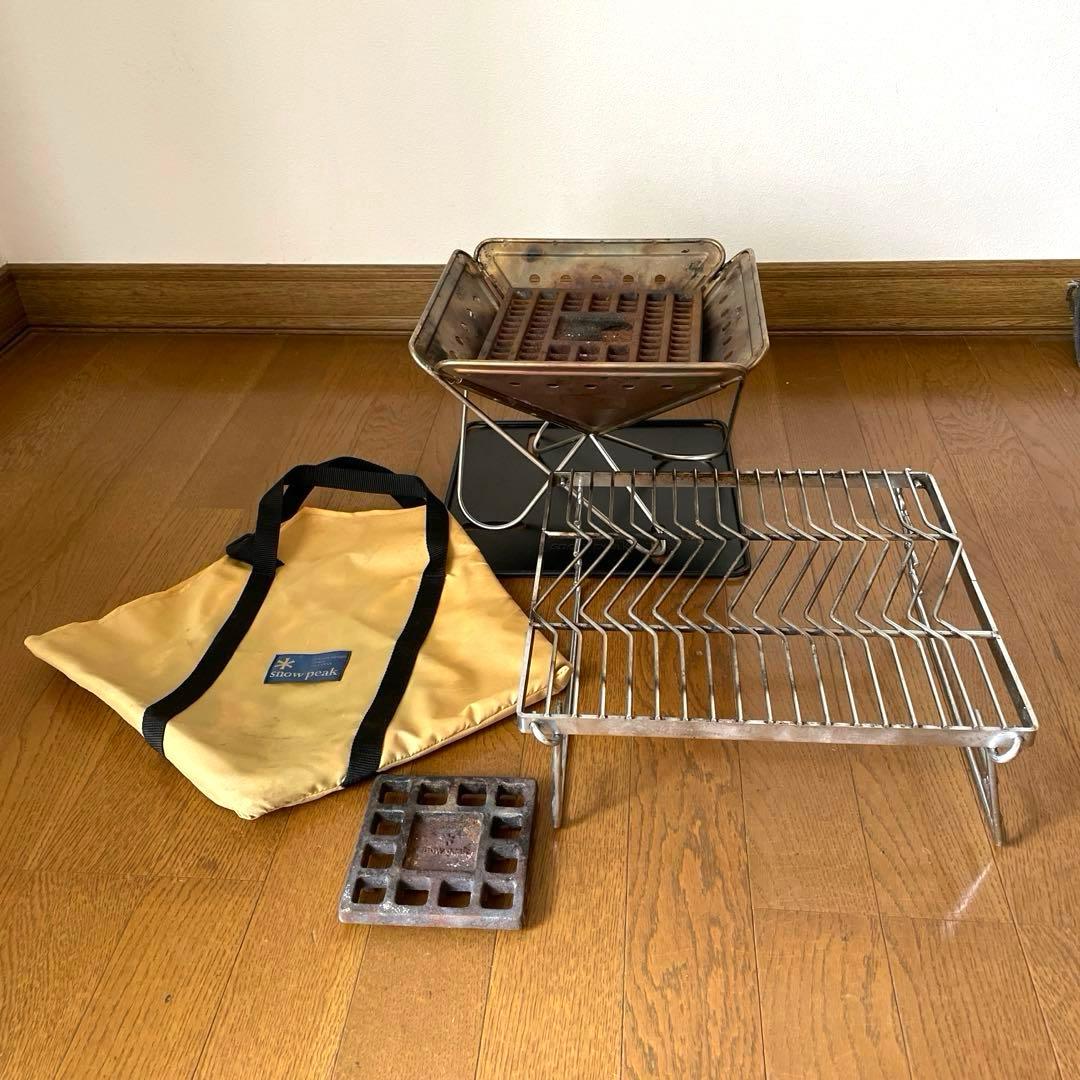 廃盤の焚火床Pro付き　スノーピーク 焚き火台S　セット