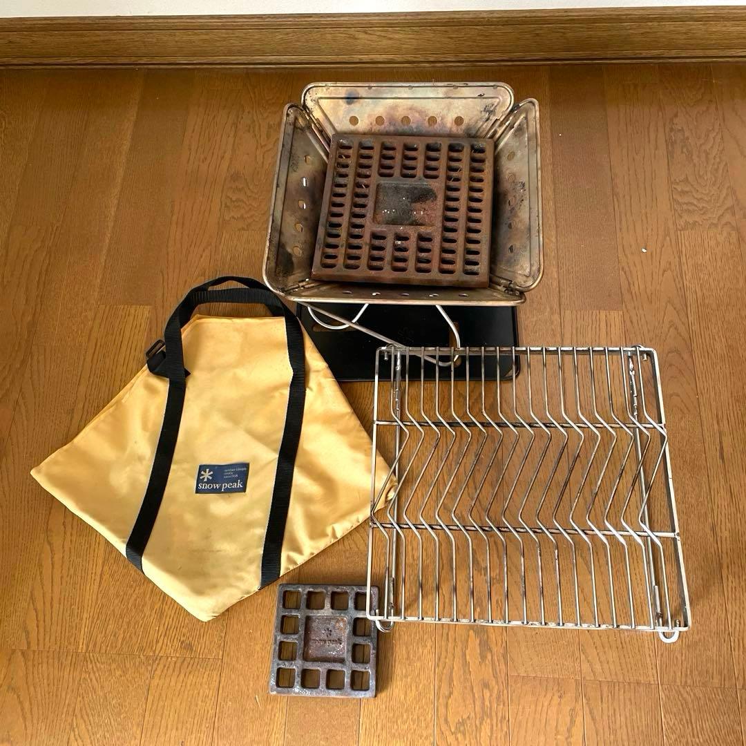 廃盤の焚火床Pro付き　スノーピーク 焚き火台S　セット