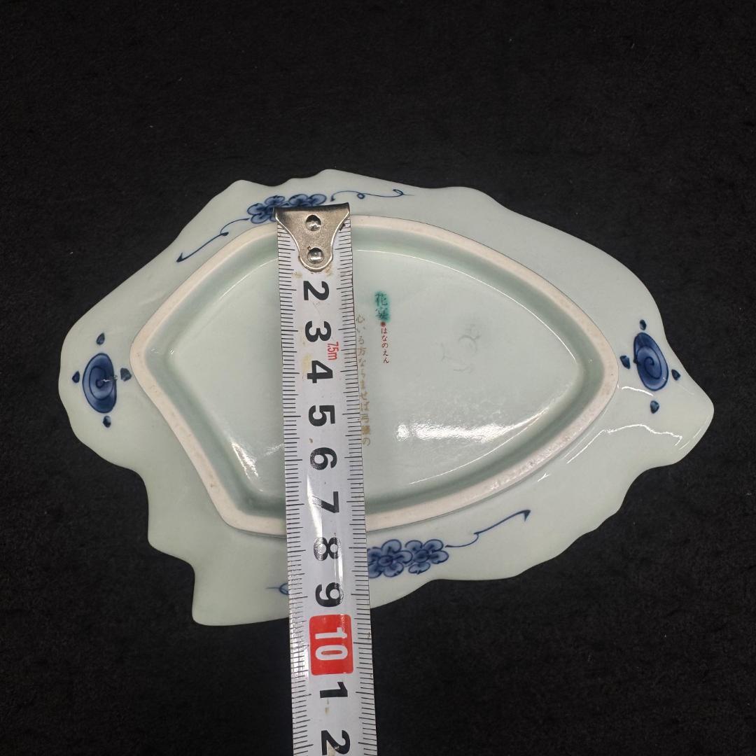 源氏物語 花宴　変形姫沢瀉紋　銘々皿 大皿1枚小皿5枚。6枚セット