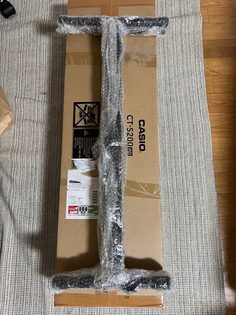 【美品】CASIO CasioTone 61鍵 レッド(スタンド付き)