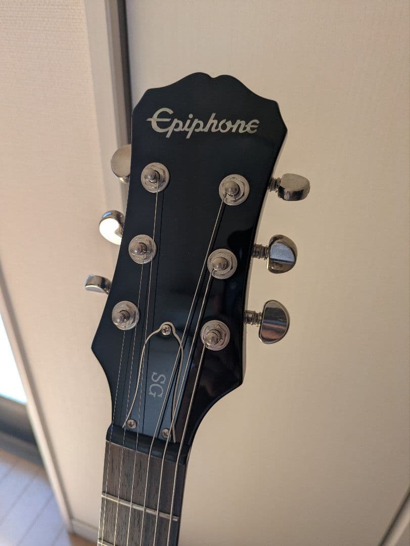 Epiphone SG ブラックエレキギター　レフティ　左利き用