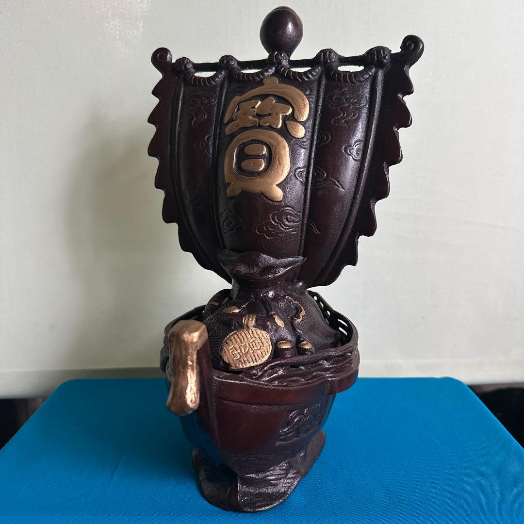 【HMZ719】高岡銅器　金属工芸品　宝船　置物　長期保管品