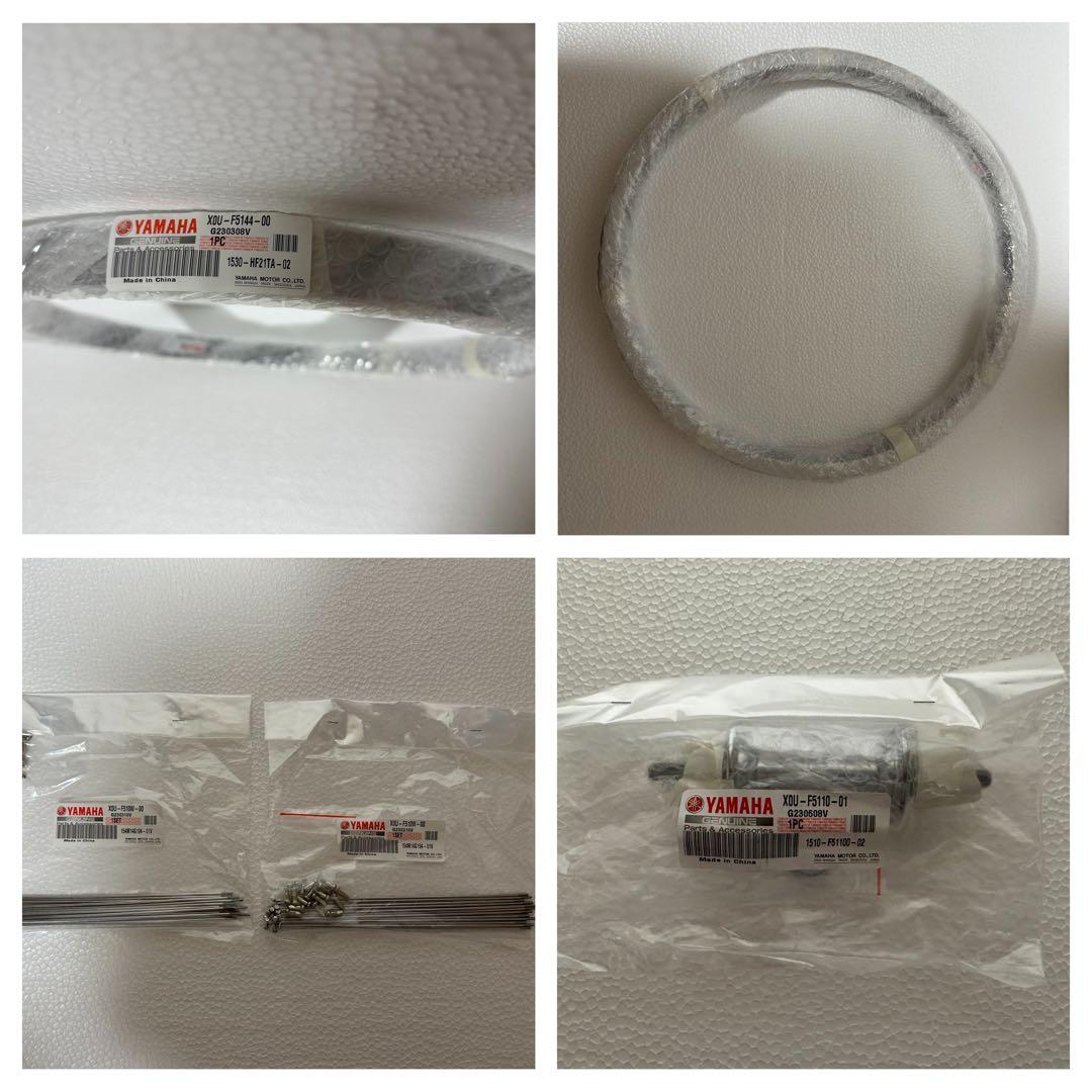 ヤマハPAS 20インチ純正部品使用による完全手組み前輪ホイル　②