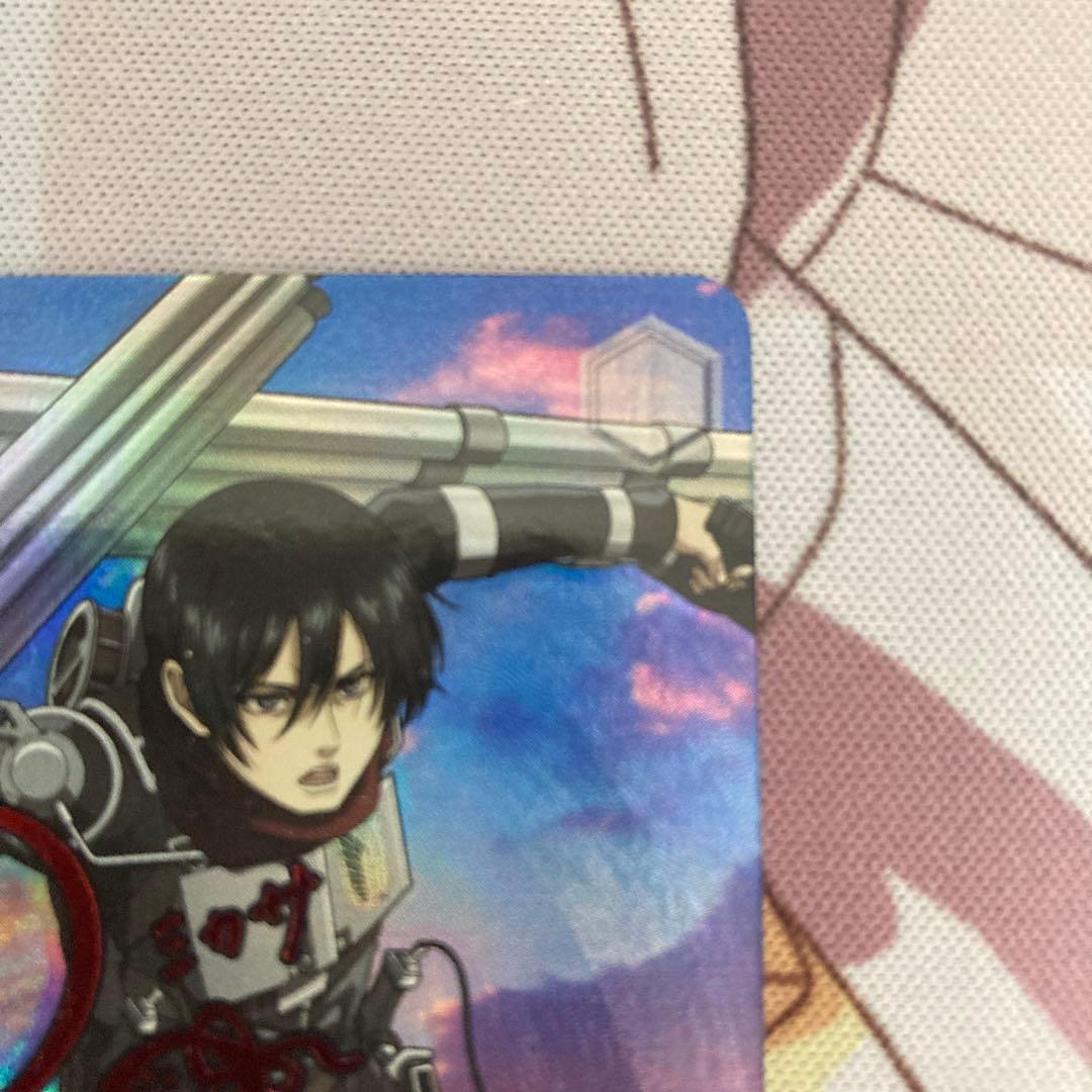 WS ヴァイスシュヴァルツ 進撃の巨人 ミカサ SSP サイン