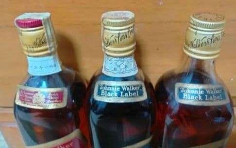 21日まで出品　ジョニーウォーカー 推定1974年以前流通ボトル3本 WJ4