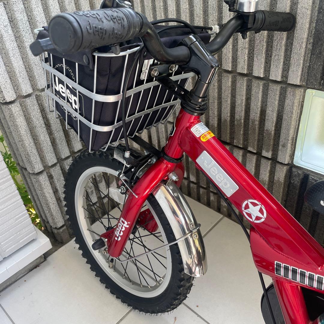 ジープ子供用自転車16インチ　直接手渡し