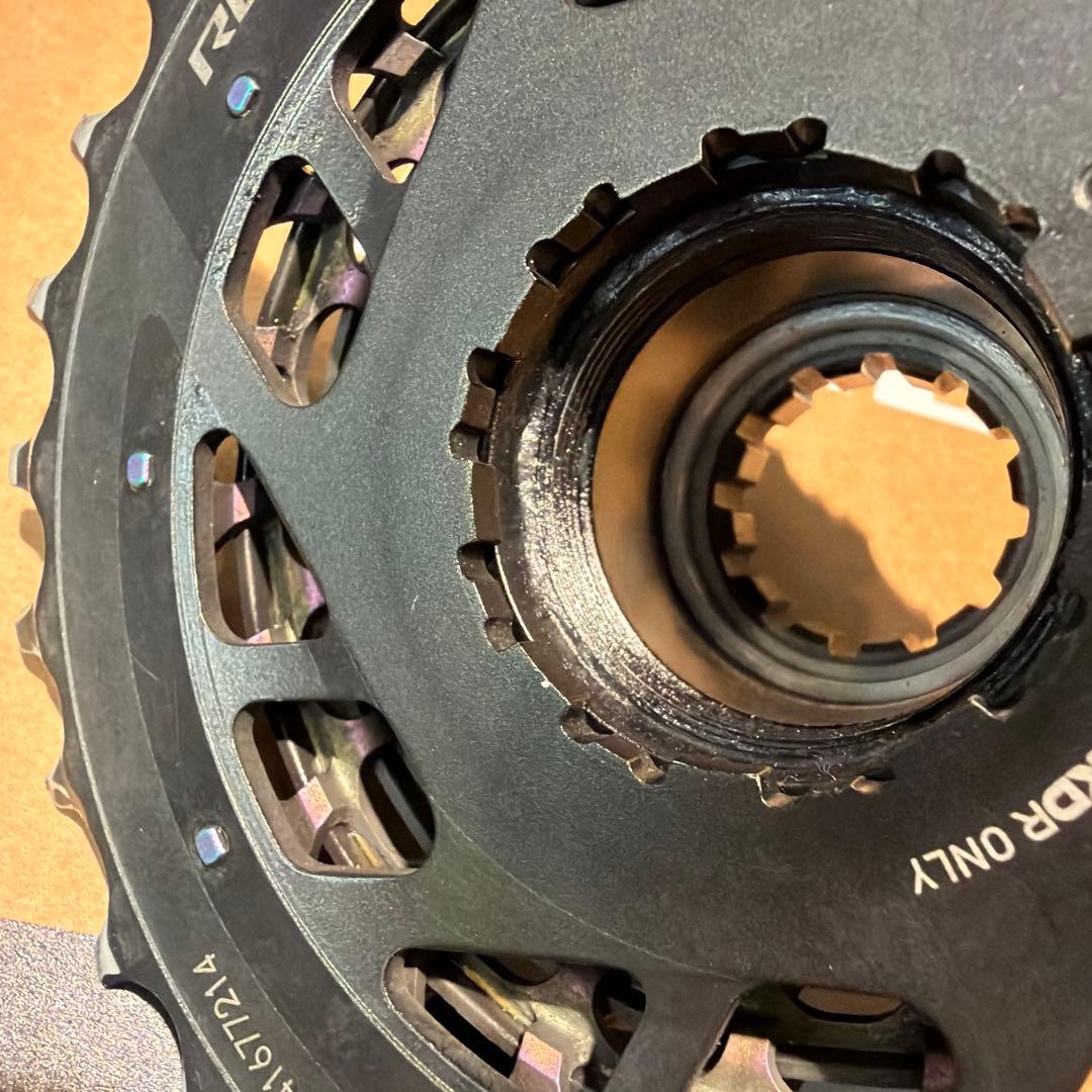 【美品】SRAM RED12速　XG1290 10-28T XDR レインボー