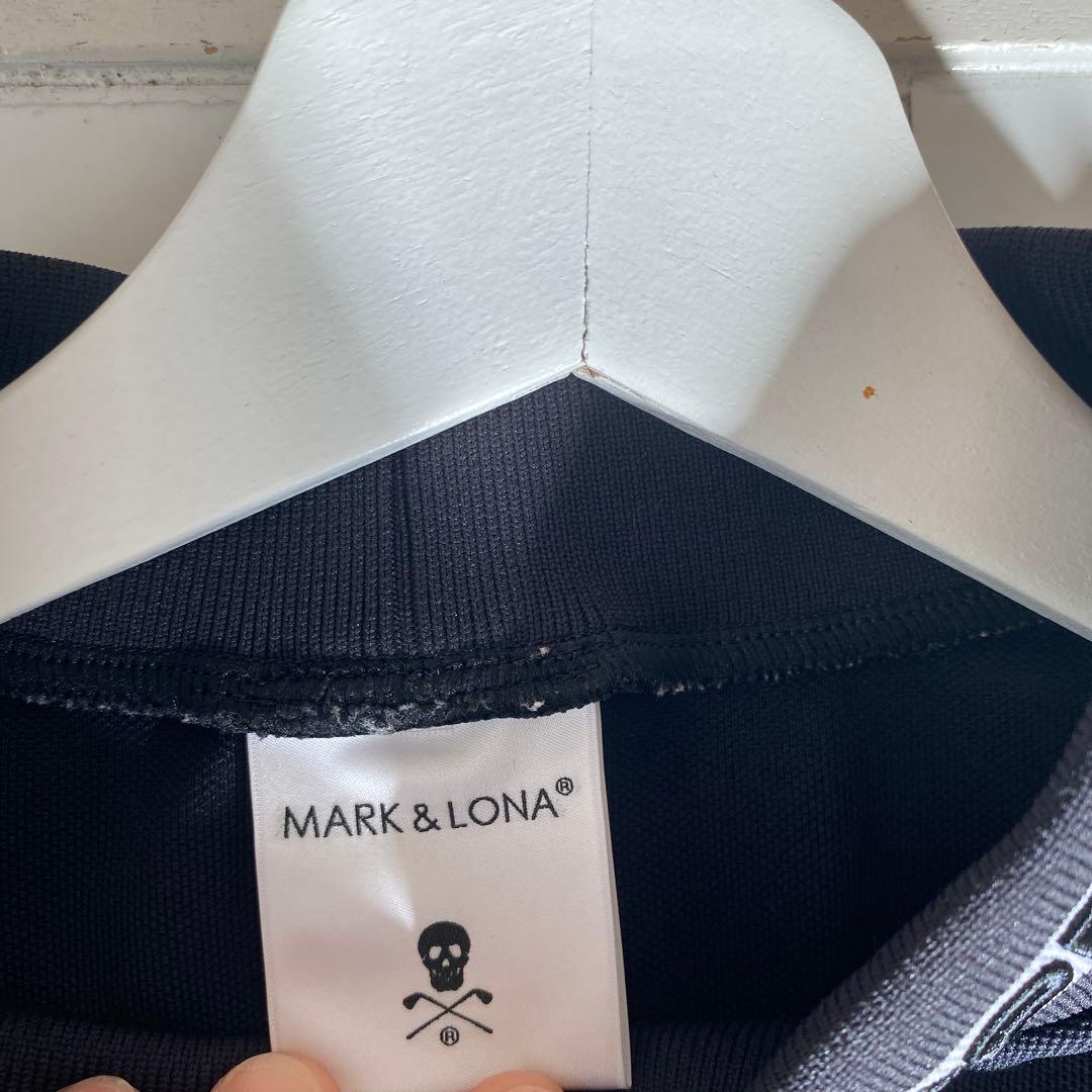 MARK&LONA ゴルフ用シャツ ブラック