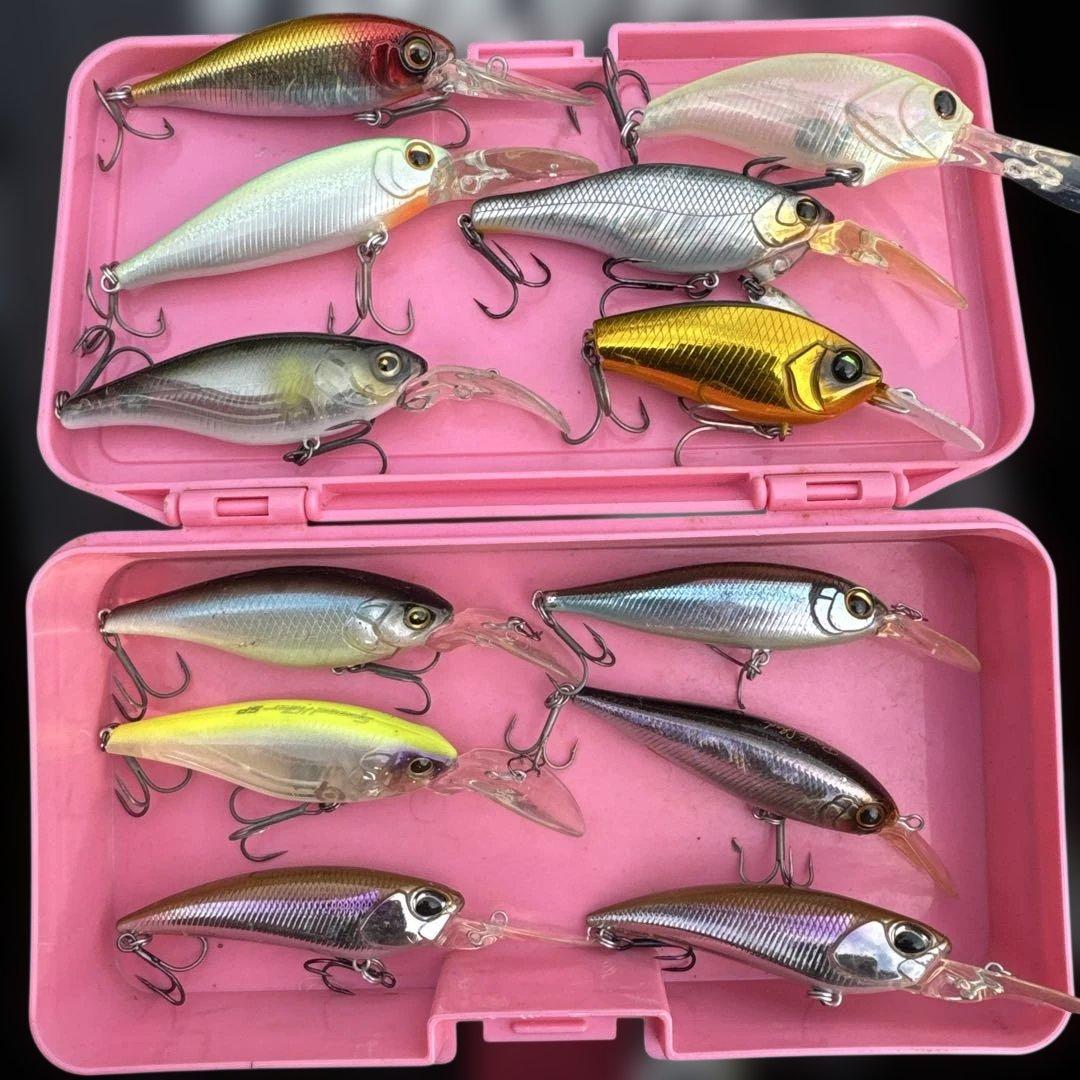 シャッド系ルアー12個セット　値下げしました！