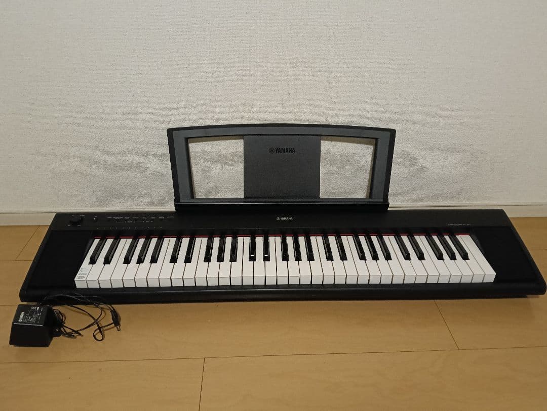 Yamaha 電子ピアノ ブラック ACアダプター付き ピアジェロ 美品