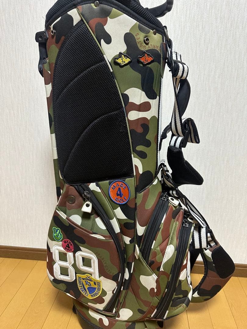 PEARLY GATES 迷彩 ワッペン　スタンドキャディーバック　完売モデル