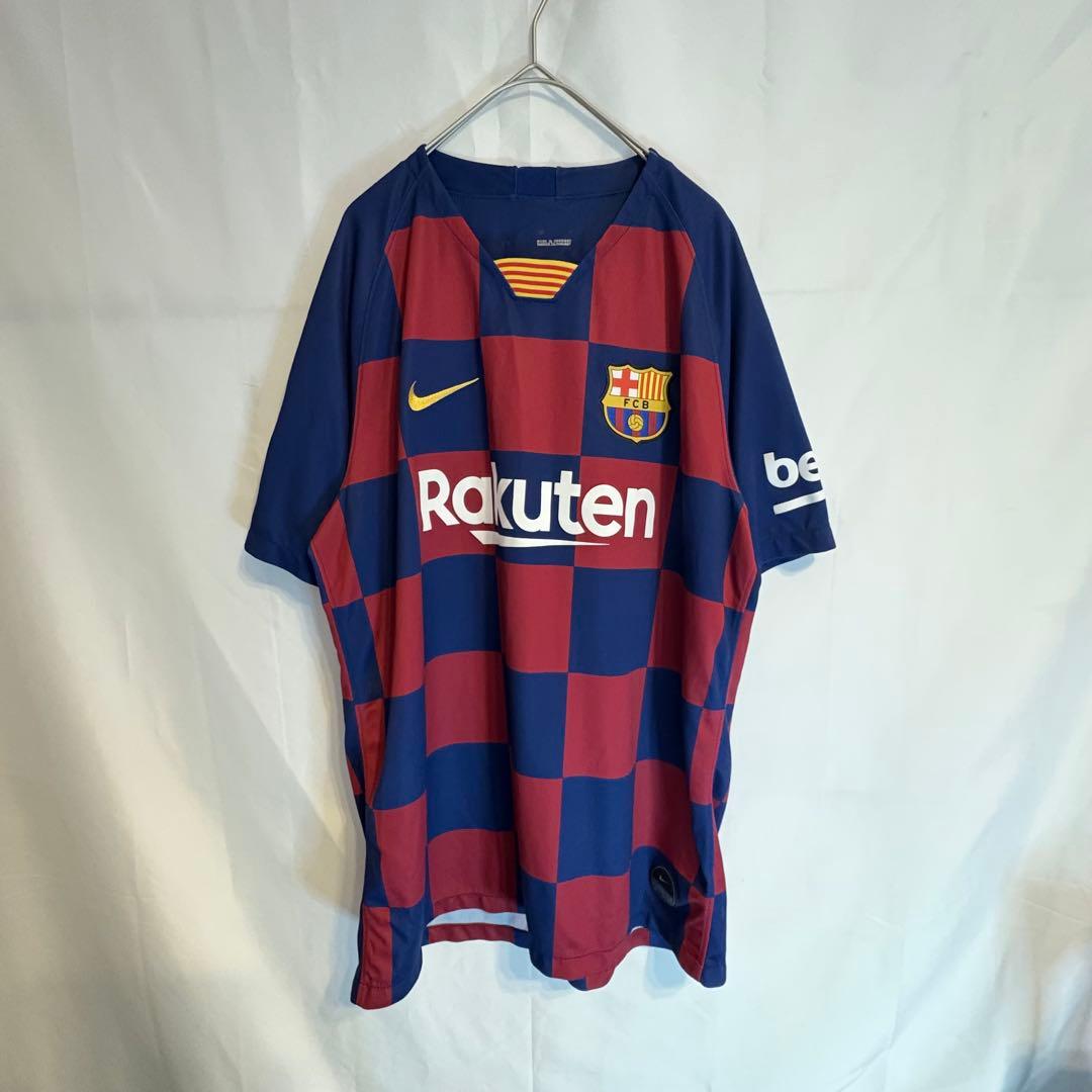 18/19 NIKE バルセロナ　ゲームシャツ　ユニフォーム　メッシ　　L