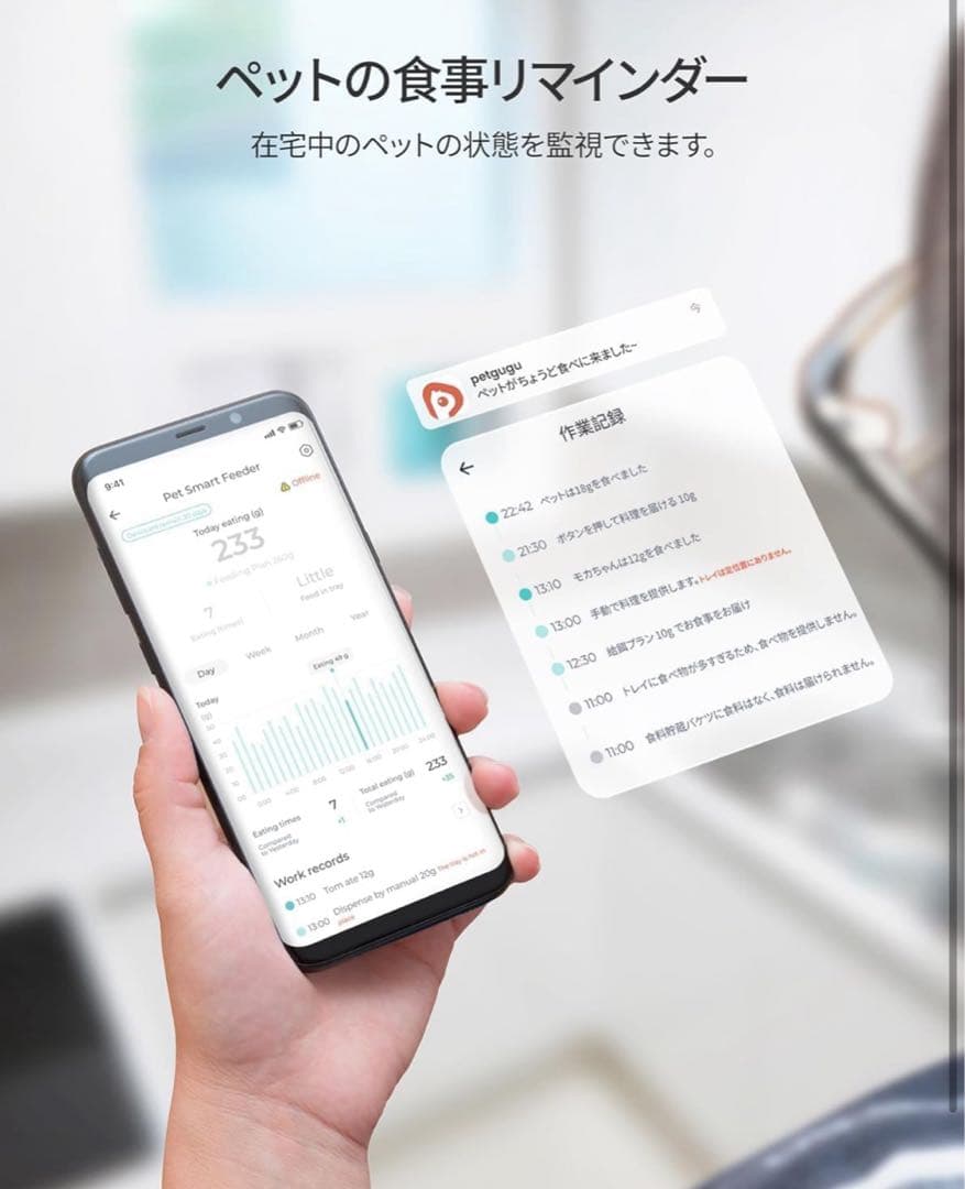 petguy 自動給餌器 ホワイト