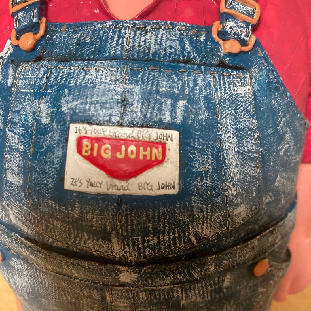 BIG JOHN 販促　おじさん　JEANS