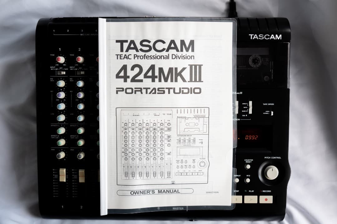 R*u様 【整備済・動作品】TASCAM PORTASTUDIO 424 mkI