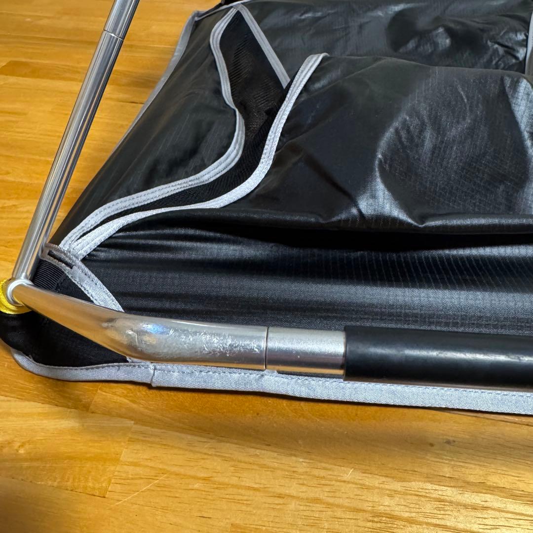 ALITE エーライトメイフライチェア黒　焚き火チェア　あぐらチェアブラック