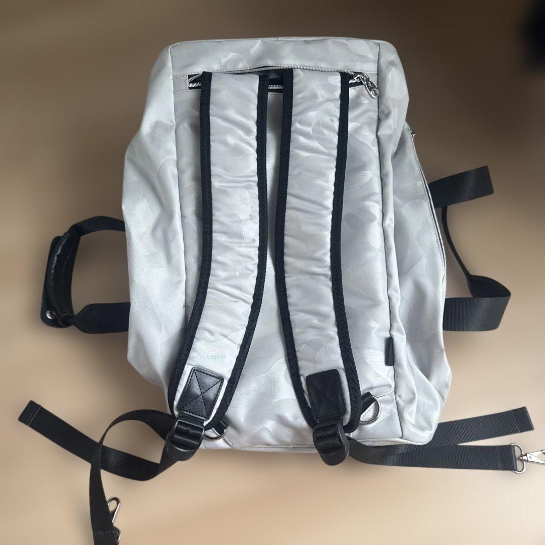 マークアンドロナ　グレー迷彩　ゴルフバッグ