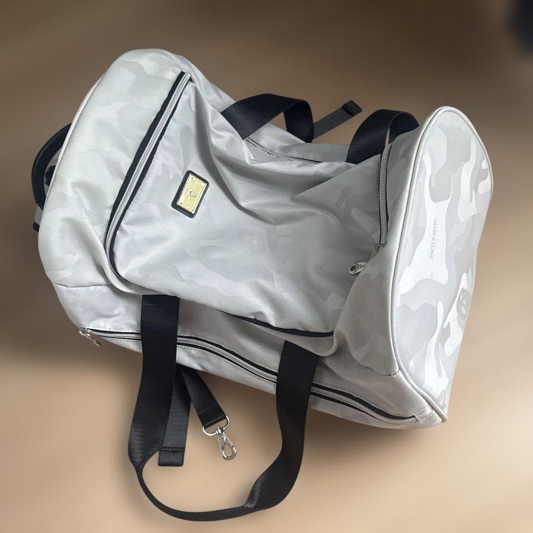 マークアンドロナ　グレー迷彩　ゴルフバッグ