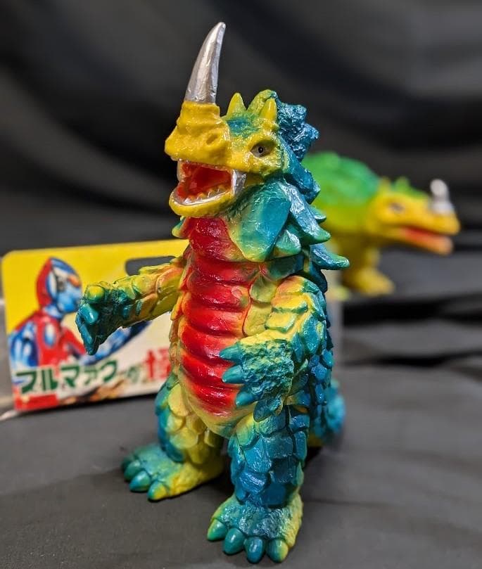 シーゴラス＆シーモンス　帰マン登場怪獣（ブルマァク復刻）ソフビ２体セット