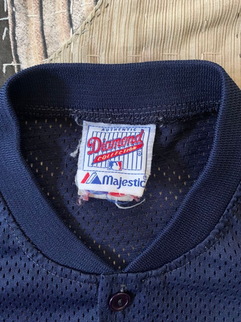 90s majestic NY Yankees vtg ユニフォーム スナップ