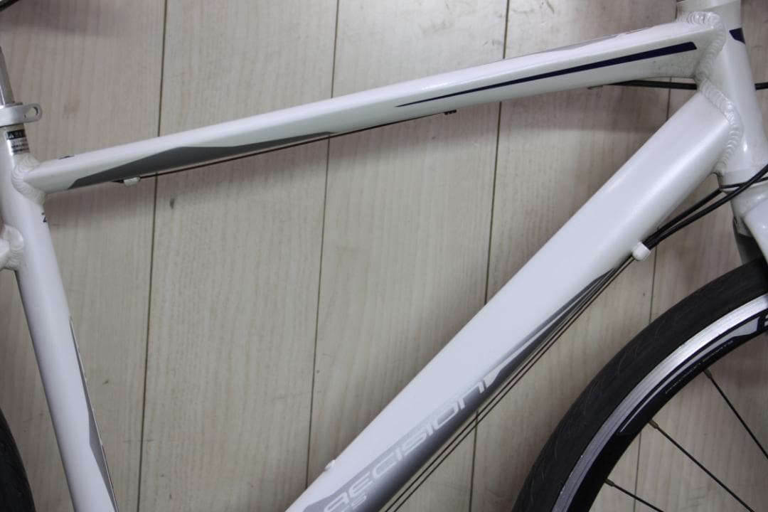 PRECISION SPORT アルミ 24速 470mm クロス WHITE