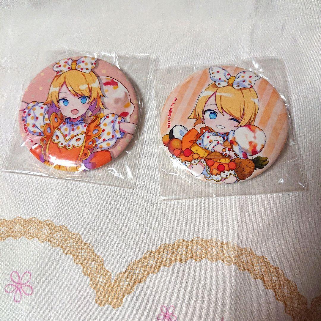 初音ミク　ドンキコラボ 　鏡音リン　缶バッジセット