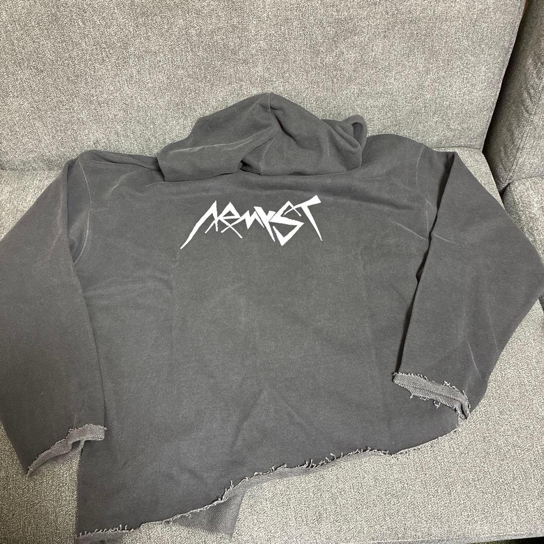 【美品】ARMYST ZIP-UP HOODY ジョングク ブラック M