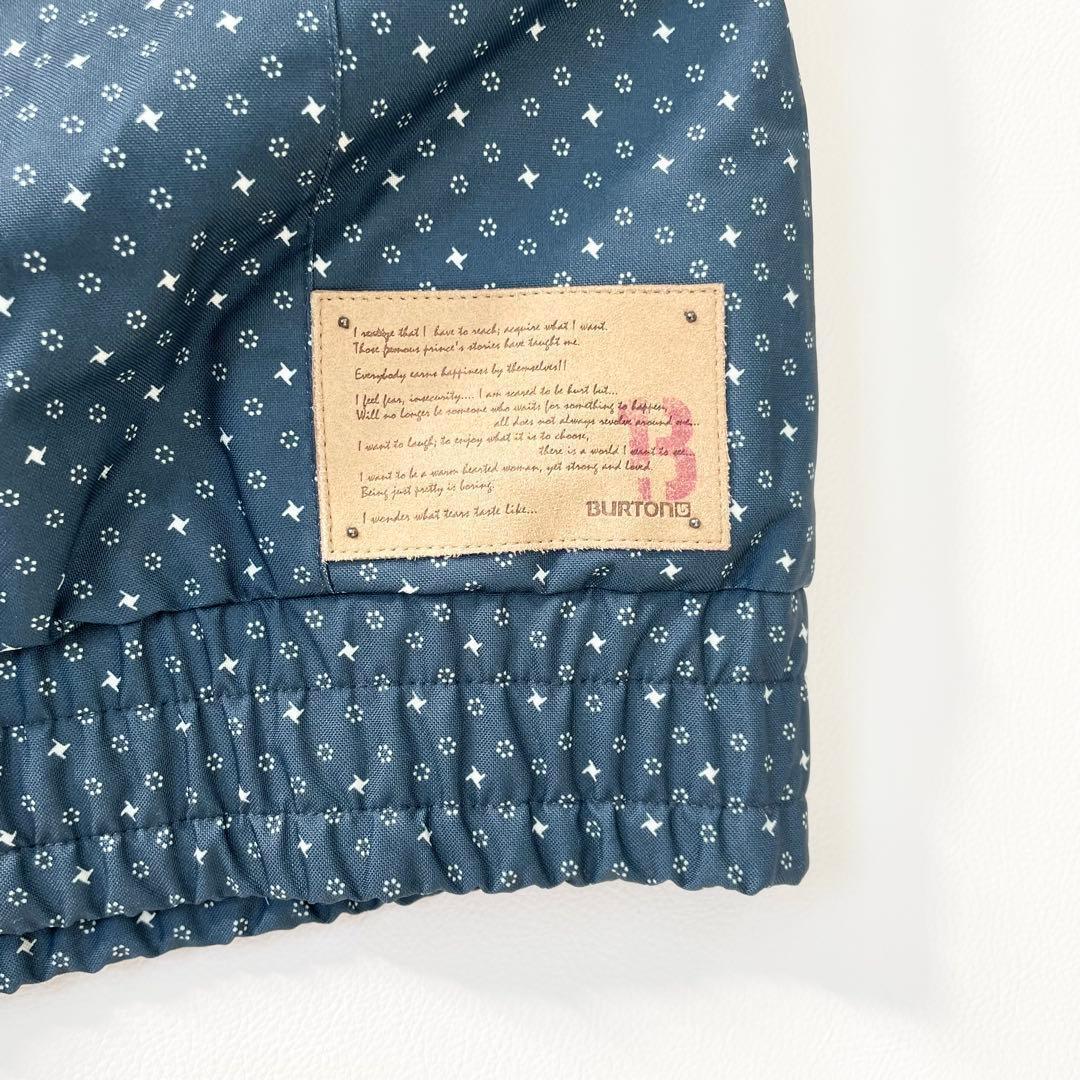 4457 【美品】バートン ジャケット スノボウェア レディース M ファー付き