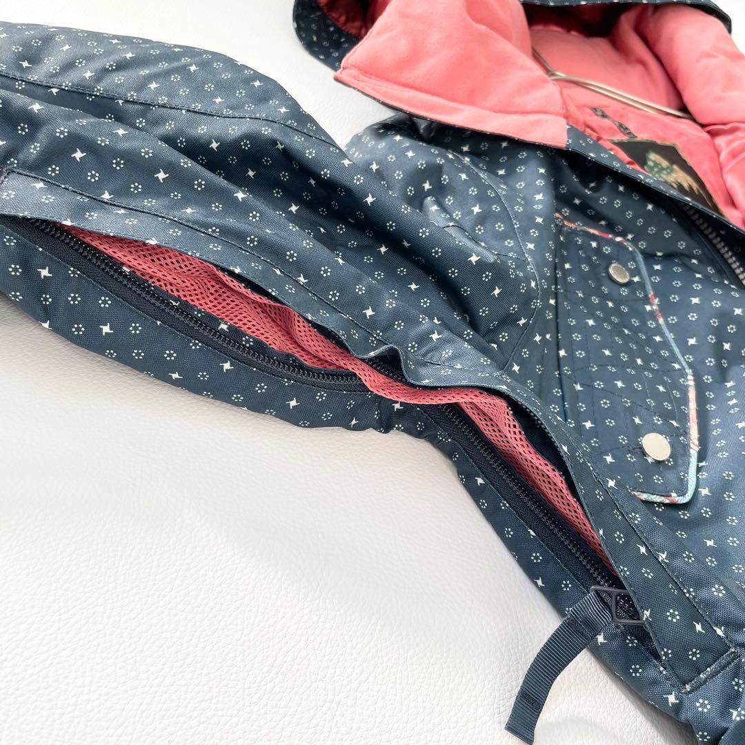 4457 【美品】バートン ジャケット スノボウェア レディース M ファー付き