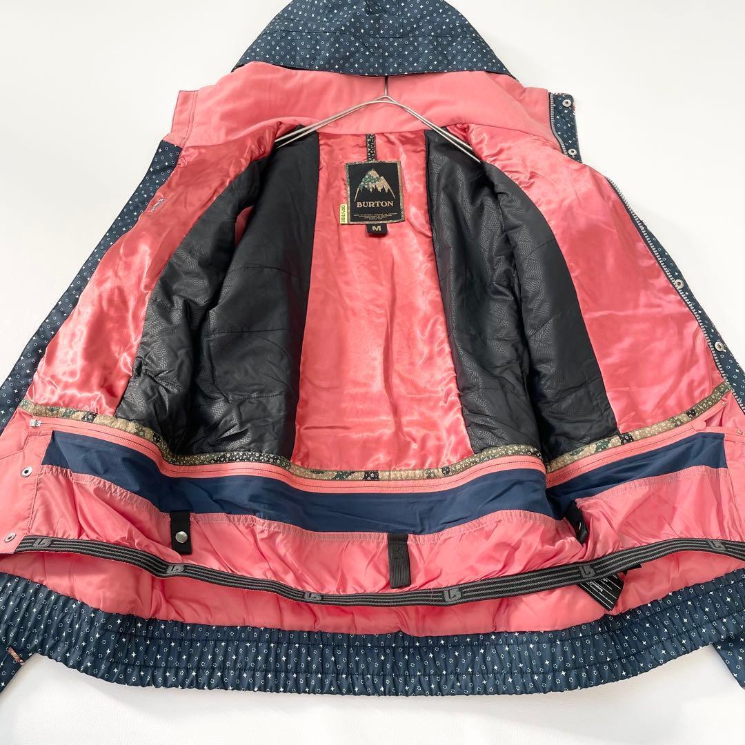 4457 【美品】バートン ジャケット スノボウェア レディース M ファー付き