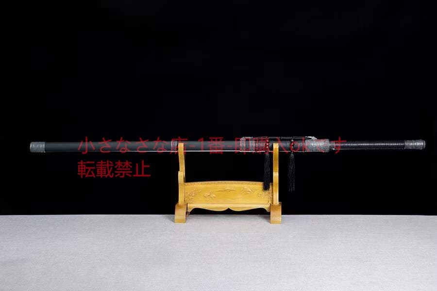 両手唐刀-高性能マンガン鋼 古兵器 武具 刀装具 日本刀 模造刀 居合刀