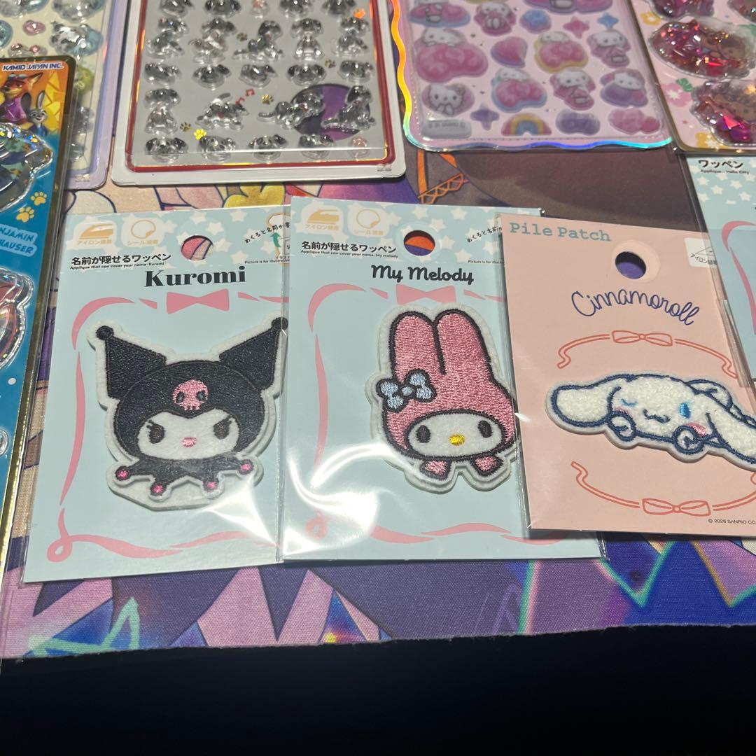 正規品 ボンボンドロップシール クロミ モモンガ 101匹わんちゃん コットン