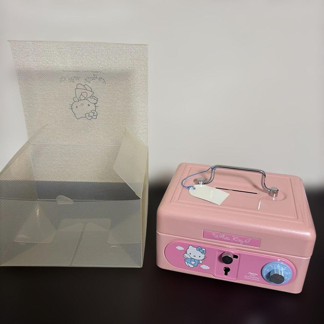 レア　ハローキティ　エンジェル　手提げ金庫　1999年希少品