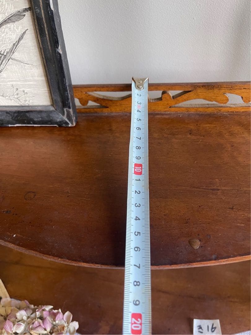 【き16】45 フランスアンティーク　ナポレオンシェルフ　シェルフ　棚