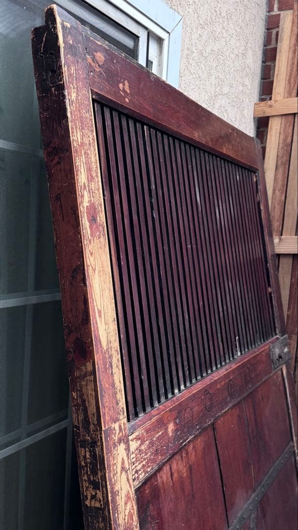【ヴィンテージ】木製 蔵の扉
