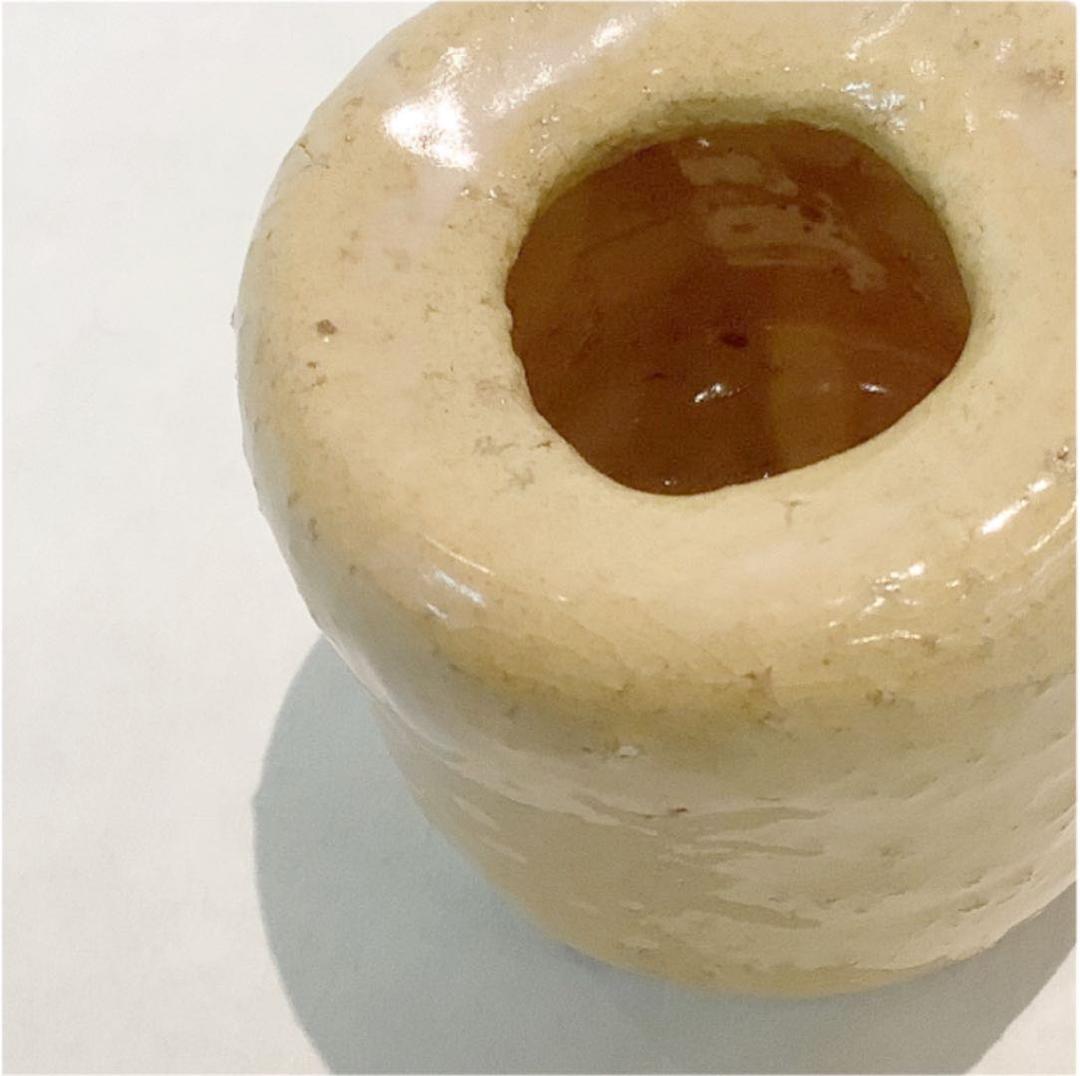 【茶道具】蓋置 萩つくね蓋置 萩焼深川窯 13代 田原陶兵衛