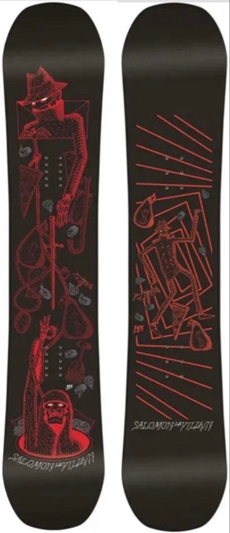 【親子2本セット】サロモンThe Villain 153&133㎝2本まとめて！