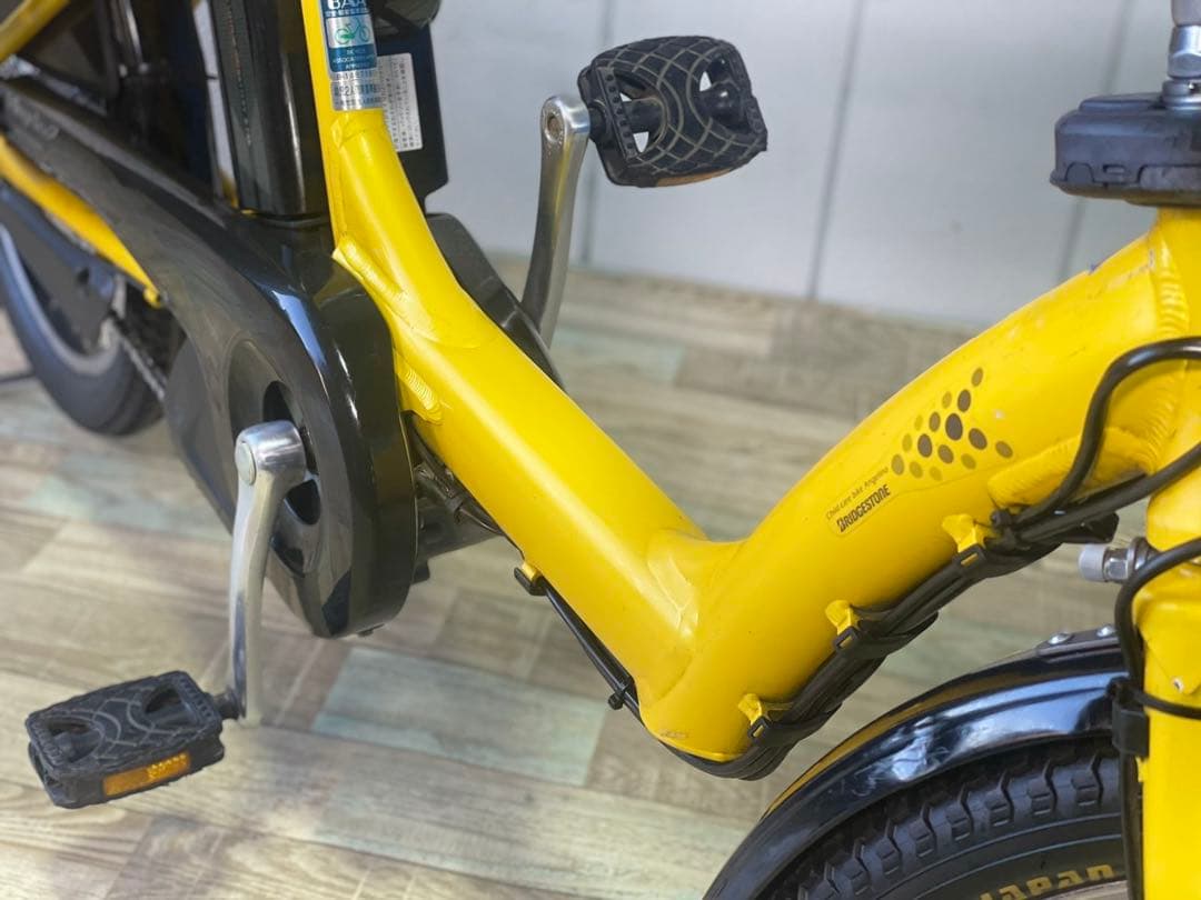 2997ブリヂストン8.7アンペア3人乗り対応子供乗せ　電動アシスト自転車