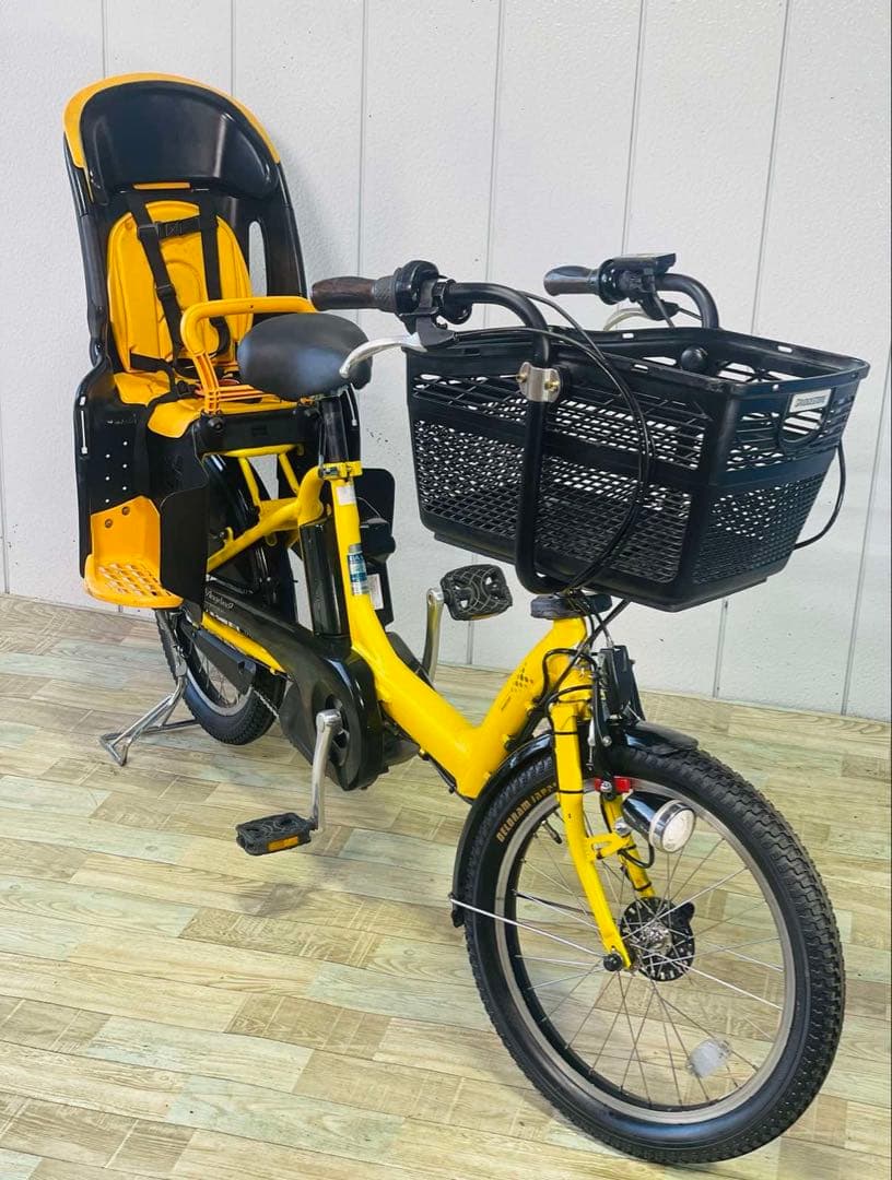 2997ブリヂストン8.7アンペア3人乗り対応子供乗せ　電動アシスト自転車