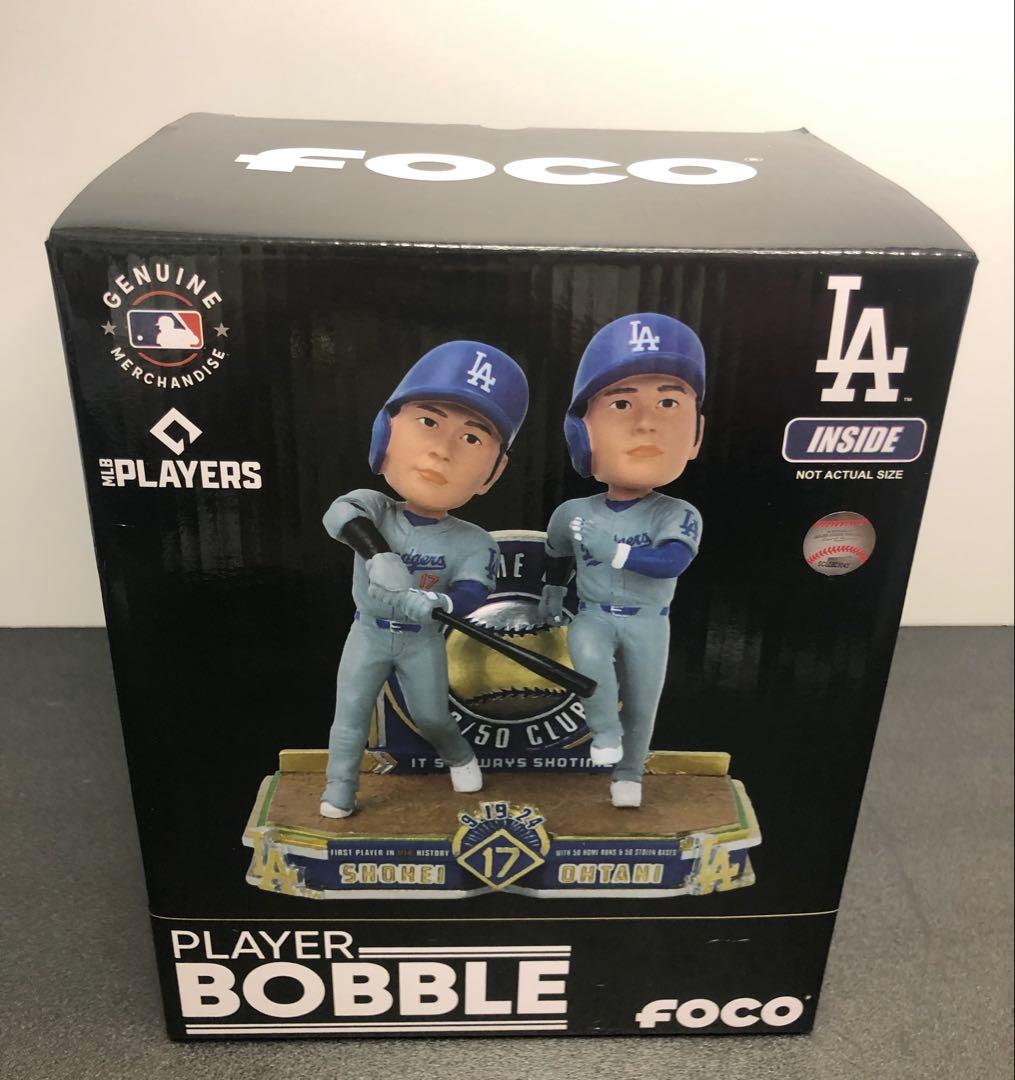【大谷翔平】50本塁&50盗塁 ミニボブルヘッド 限定550個 新品 ドジャース