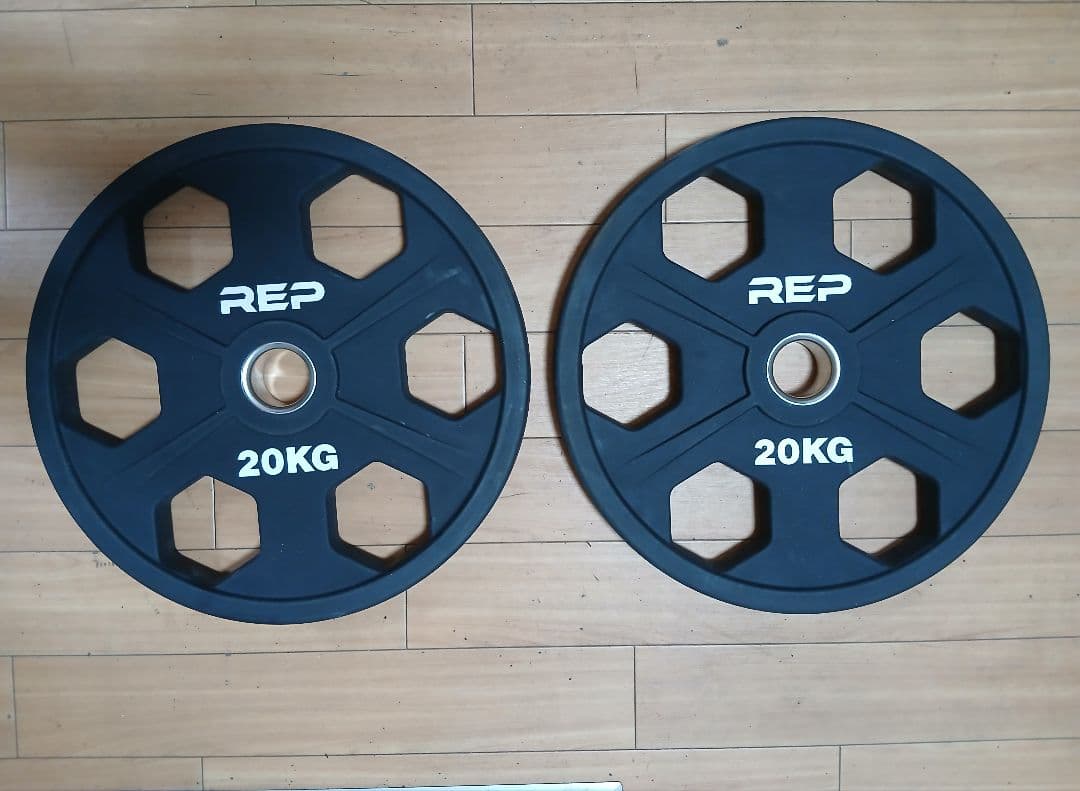 REP Fitnessレップフィットネス オリンピックプレート 20Kg×1枚②