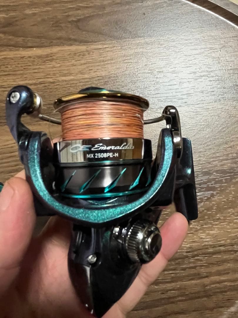 ダイワ エメラルダス ボート　ティップラン　ロッドとリールのセット