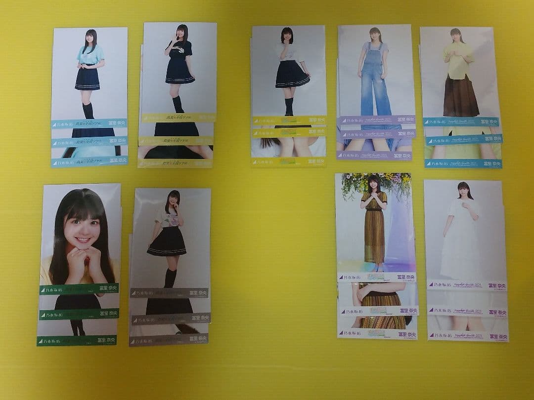冨里奈央 初期 まとめ 生写真 乃木坂46