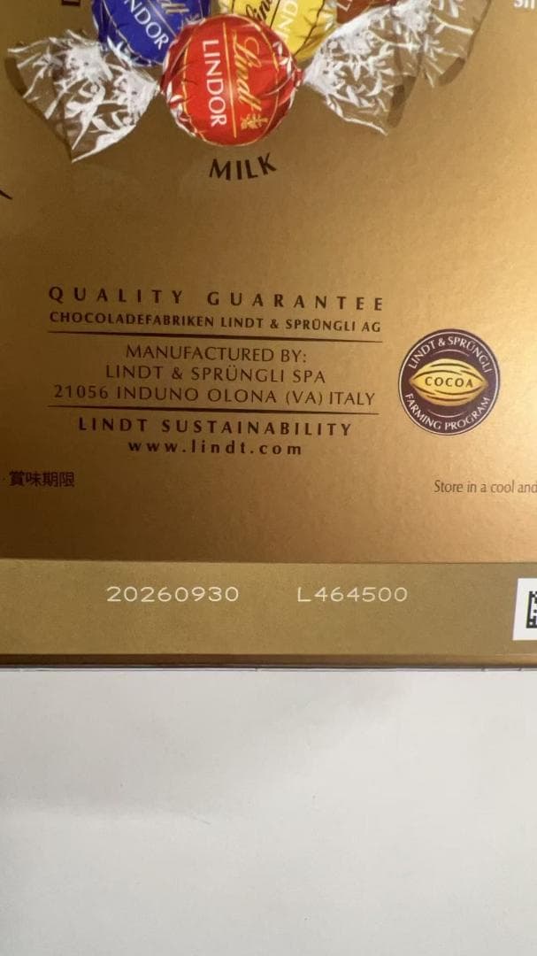 リンツ リンドール アソート チョコレート 600グラム 5箱