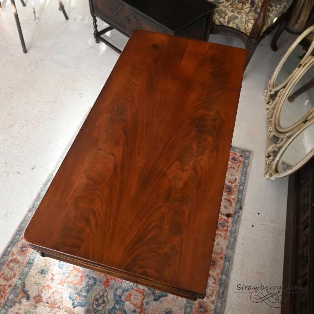 L3705-220 英国アンティーク ゲームテーブル ダイニングテーブル