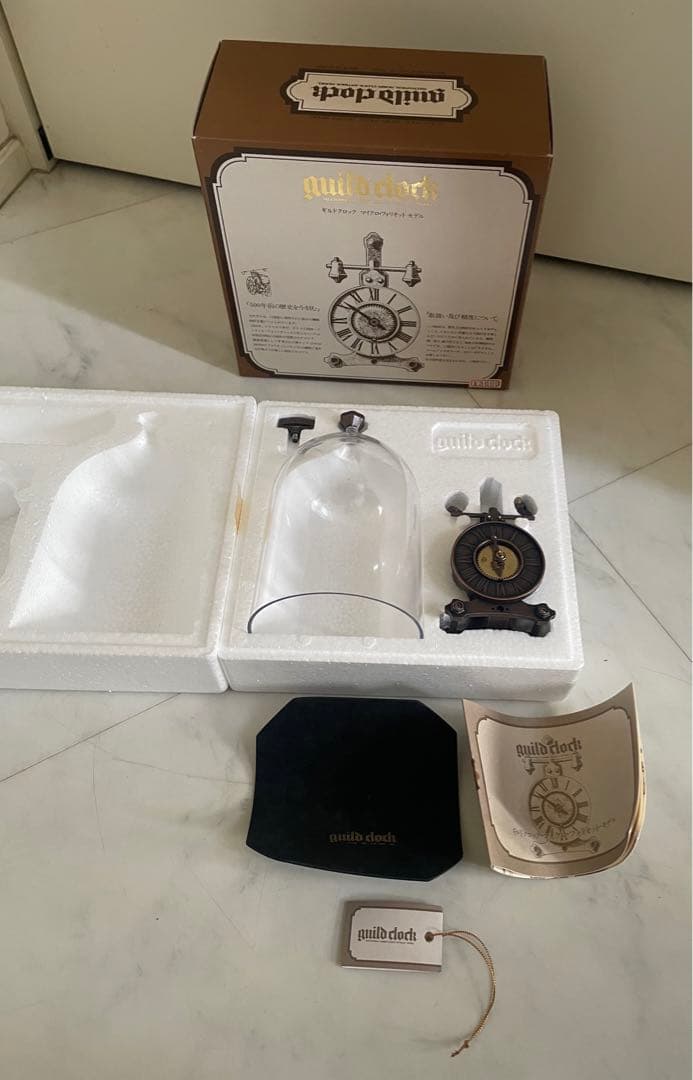 ギルドクロック/マイクロ・フォリオットモデル/元箱付/デッドストック/動作品/③