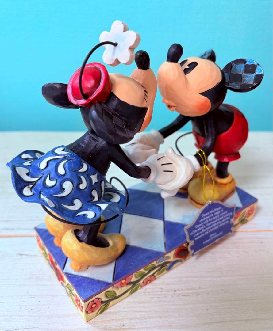 タイムセール中！ミッキー★ミニーラブラブ　ジムショア　置物