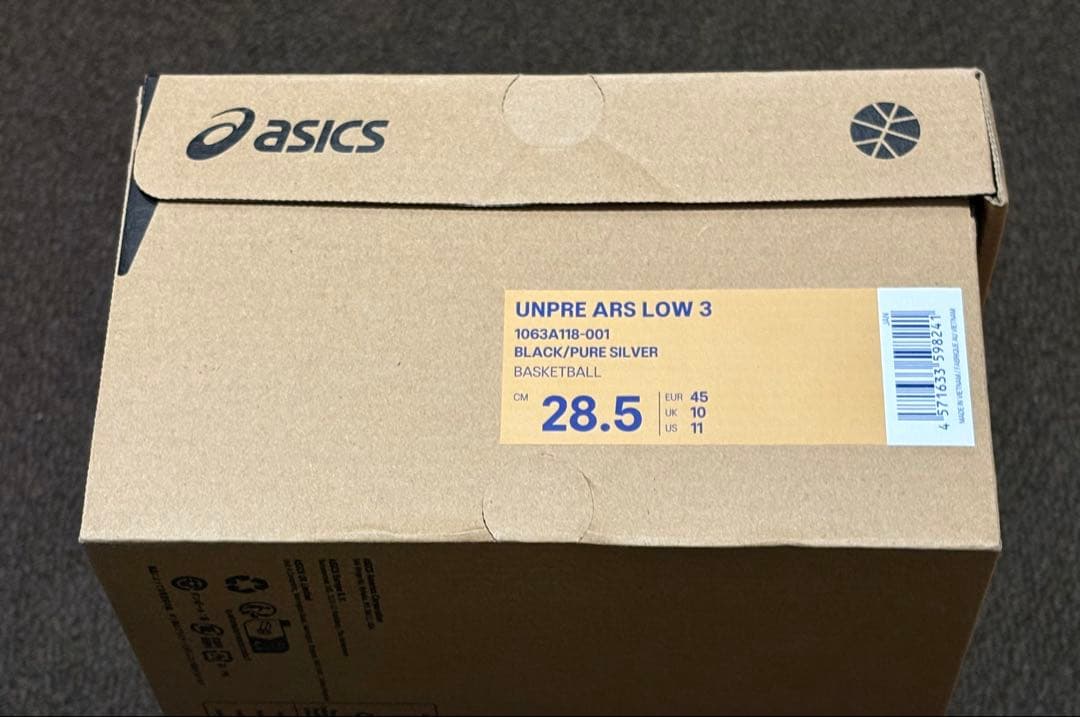 ballaholic asics UNPRE ARS LOW3 サイズ 28.5